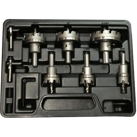Hole Cutter Set, Electrician's, 8 Piece, Specifications 316 Depth Of Cut, 12 Reduced Shank, Car